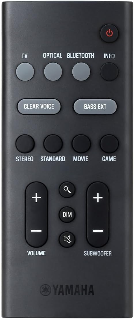 YAMAHA SR-B40A Dolby Atmos Sound Bar with Wireless Subwoofer (Black) - Image 9