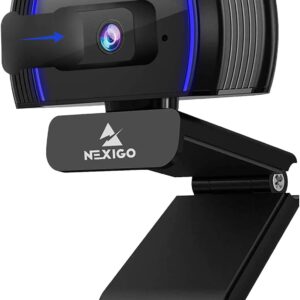 NexiGo N930AF Webcam with Microphone for Desktop, Autofocus, Webcam for Laptop, Computer Camera, 1080p HD USB Web Camera, Compatible with Zoom/Switch 2/Teams/Webex
