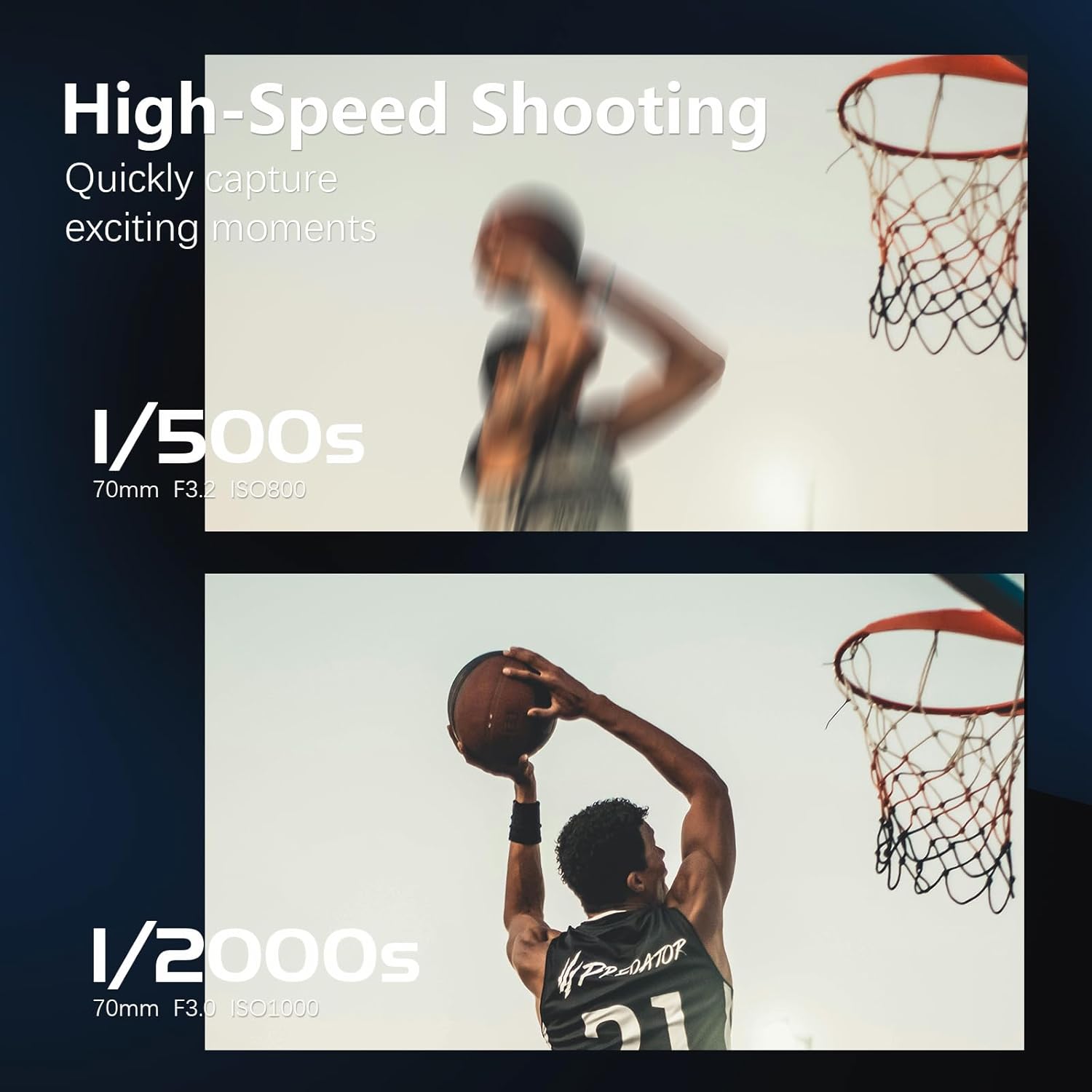 8K & 64MP Digital Camera for Photography, 48X Zoom (16X Optical + 3X Digital) with Moon Mode, 180° Flip Screen, WiFi, Micro HDMI, 64GB Card & 2 Batteries, Vlogging Camera for YouTube - Image 5