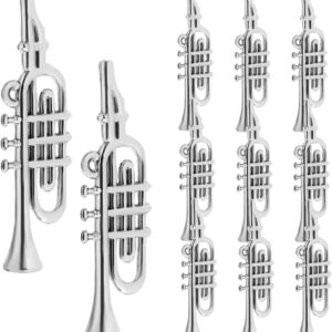 VICASKY 20Pcs Miniature Plastic Musical Instruments – Christmas Tree & Wreath Decor, DIY Holiday Party Favors & Creative Favor​