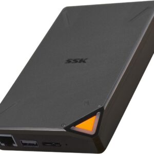 SSK 2TB Portable NAS External Wireless Hard Drive with Own Wi-Fi Hotspot, Personal Cloud Smart Storage Support Auto-Backup, Phone/Tablet PC/Laptop Wireless Remote Access