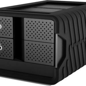 Glyph Blackbox Pro RAID 40TB Thunderbolt 3 Desktop Hard Drive – Black