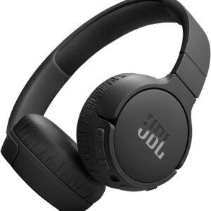 JBL Tune 670NC – Adaptive Noise Cancelling with Smart Ambient Wireless On-Ear Headphones, Up to 70H Battery Life with Speed Charge, Lightweight, Comfortable and Foldable Design (Black)