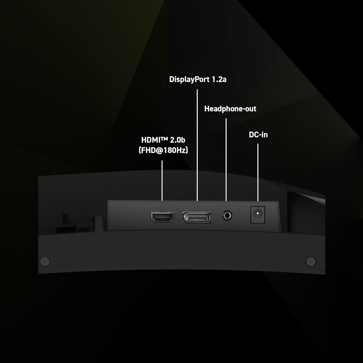 MSI MAG 244C 24-inch 1920 x 1080 (FHD) Gaming Monitor, 180Hz, Adaptive-Sync, HDMI, DisplayPort, VESA Mountable, Tilt, Height Adjustable, Speaker, 1ms, Black - Image 7