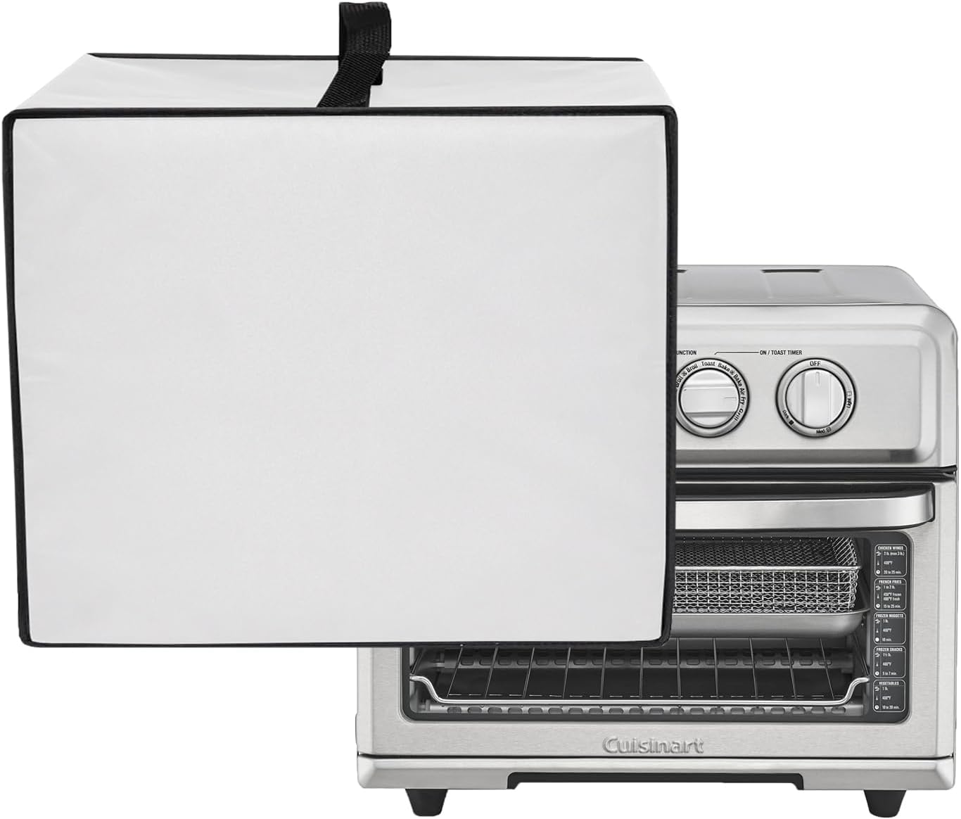 Air Fryer Cover for Cuisinart Air Fryer, Heavy Duty Heat-Resistant Waterproof Protective Convection Toaster Oven Cover Compatible with Cuisinart Air Fryer + Convection Toaster Oven TOA70 (Grey)