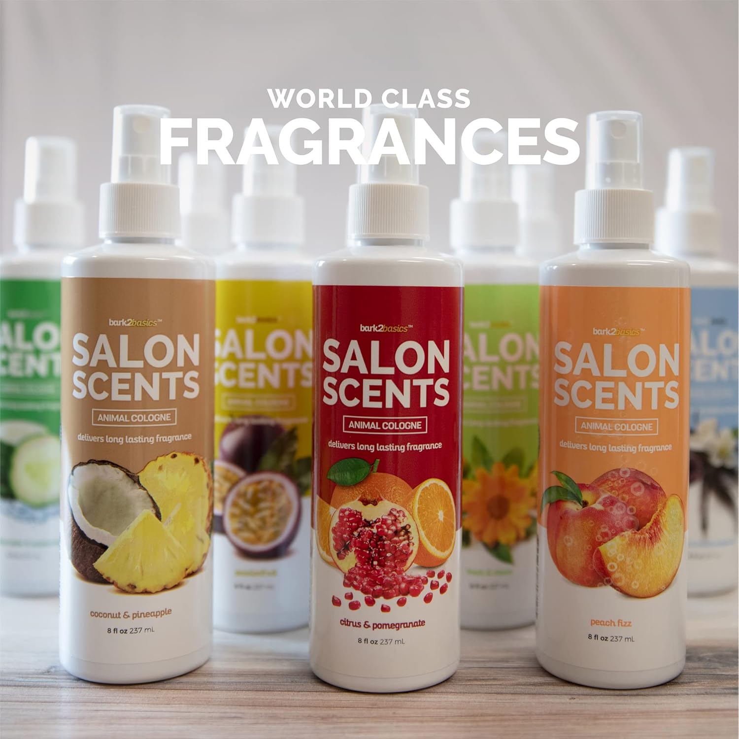 Bark2Basics Salon Scents Pet Grooming Cologne - 8 oz, Natural Professional Groomer Grade Perfume Deodorant for Dogs and Cats, Long Lasting, Deodorizing (Blueberry Pie) - Image 5