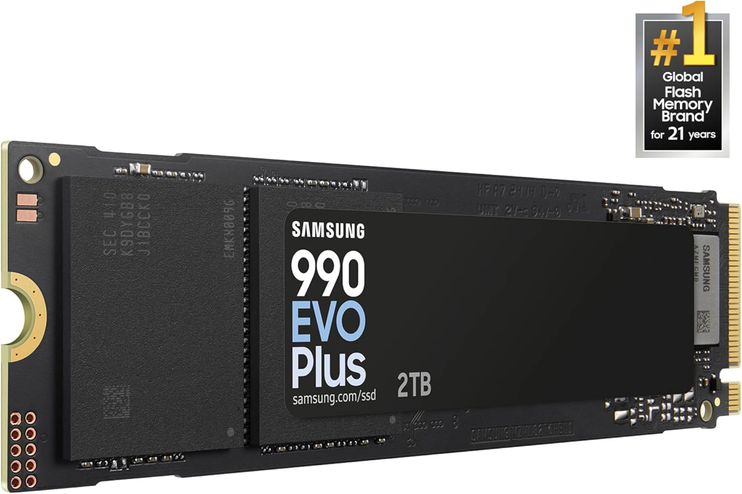 Samsung 990 EVO Plus SSD 2TB, PCIe Gen 4x4, Gen 5x2 M.2 2280, Speeds Up-to 7,250 MB/s, Upgrade Storage for PC/Laptops, HMB Technology and Intelligent Turbowrite 2.0, (MZ-V9S2T0B/AM) - Image 2
