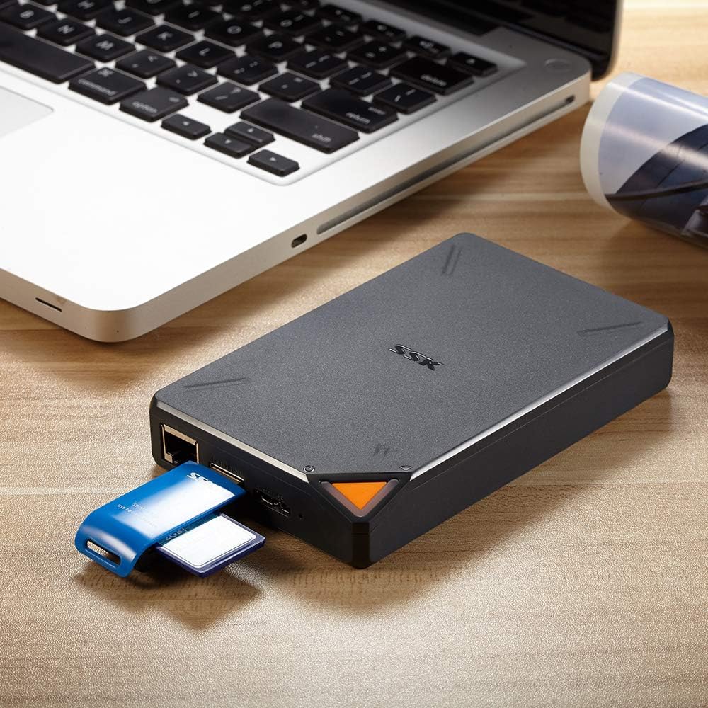 SSK 2TB Portable NAS External Wireless Hard Drive with Own Wi-Fi Hotspot, Personal Cloud Smart Storage Support Auto-Backup, Phone/Tablet PC/Laptop Wireless Remote Access - Image 7