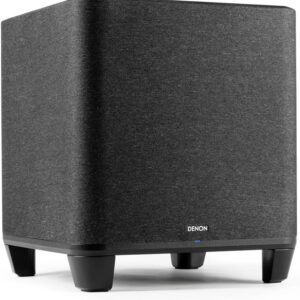 Denon Home Subwoofer – Home Theater Subwoofer with Deep, Powerful Bass, 8″ Bass-Reflex Woofer, Wireless Streaming, Pair 150/250/350 Speakers & Sound Bar, Multi-Room Support, Black