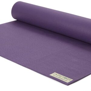 JadeYoga Travel Yoga Mat – Packable, Lightweight, and Portable Yoga Mat – Non-Slip Natural Rubber Mat for Women & Men – Great for Yoga, Home, Gym, Pilates, Fitness, and Stretching