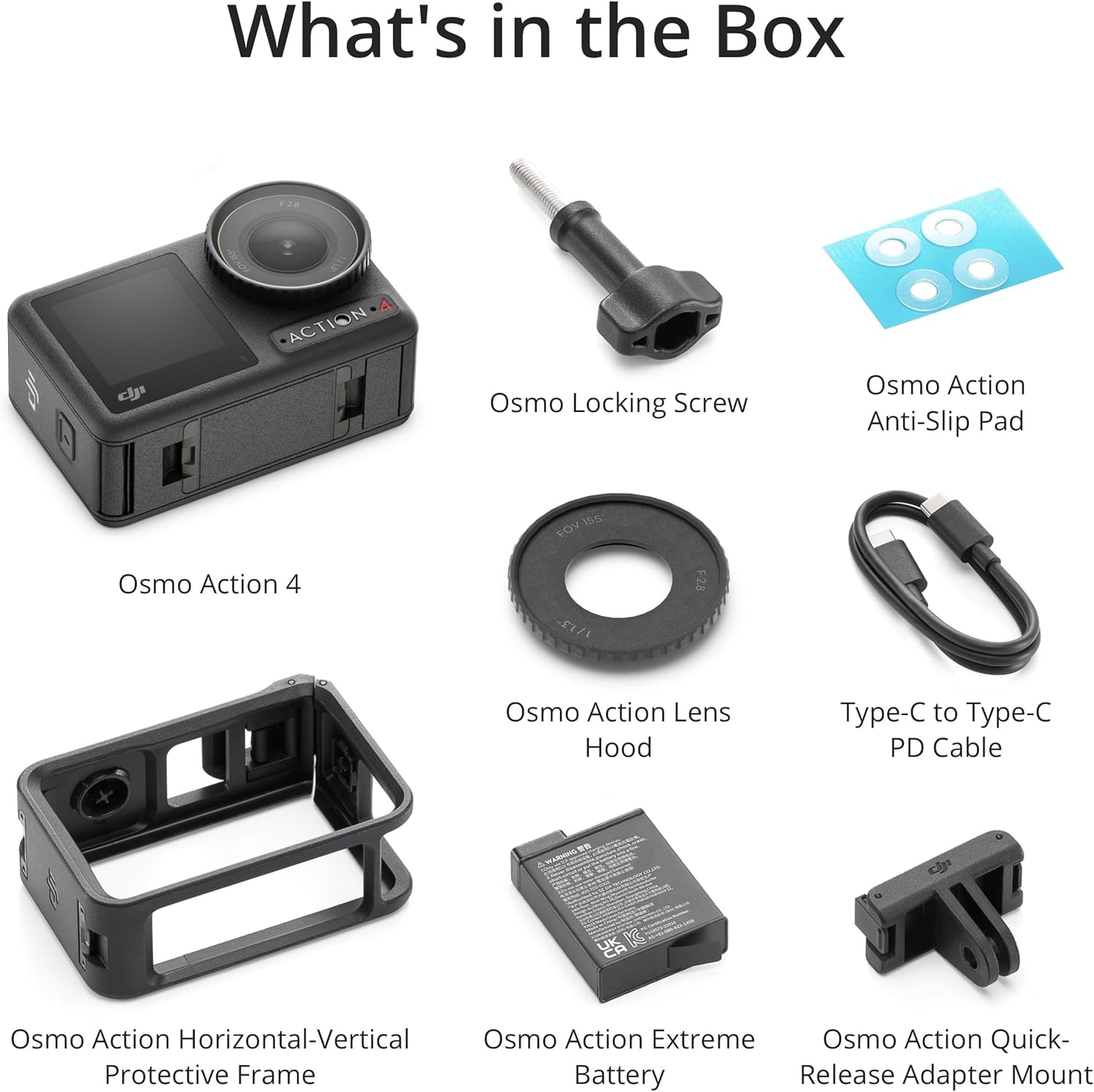 DJI Osmo Action 4 Essential Combo, 4K/120fps Waterproof Action Camera with a 1/1.3-Inch Sensor, Stunning Low-Light Imaging,10-bit & D-Log M Color Performance, Long-Lasting 160 Mins, Outdoor Camera - Image 5