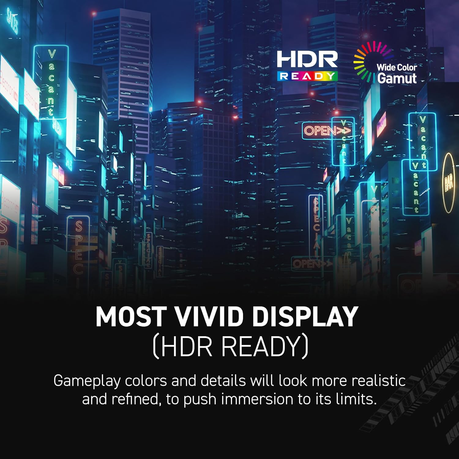 MSI MAG 244C 24-inch 1920 x 1080 (FHD) Gaming Monitor, 180Hz, Adaptive-Sync, HDMI, DisplayPort, VESA Mountable, Tilt, Height Adjustable, Speaker, 1ms, Black - Image 5