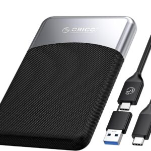 ORICO 4TB External SSD with 2 in 1 USB C Cable, Portable Solid State Drive USB 3.2 Gen 1 Up to 460MB/s, Dust and Drop Resistance, Reliable Storage for USB-C Smartphone, PC, Tablet, Labtop – M25PRO
