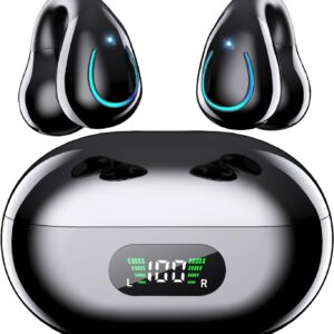 AI Translation Earbuds Real Time 144 Languages 60H Playtime Translator Ear Buds Audifonos Traductores Inglés Español Wireless Earphones Bluetooth Headphones for Travel Business Meeting