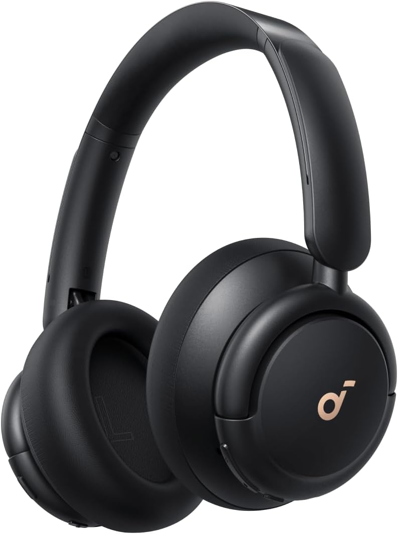 Soundcore Q30 by Anker, Hybrid Active Noise Cancelling Headphones, Multiple Modes, Hi-Res Audio, Custom EQ via App, 50H Playtime, Comfortable Fit, Bluetooth, Multipoint Connection