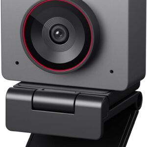 OBSBOT Meet 2-4K Webcam for PC with 1/2″ Sensor, AI Framing & Autofocus, Beauty Mode, Lightweight, Gesture Control, HDR, Dual Microphone, 60 FPS, Web Cam for Streaming, Meeting, Gaming. (Space Grey)