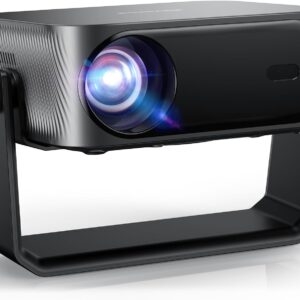 [1500 ANSI/Auto Focus & Keystone/Built-in APPs] 4K Outdoor Projector with Wifi and Bluetooth, Smart Portable Proyector with Built in Apps YouTube/PrimeVideo & Dolby, Home Theater with HDR10+