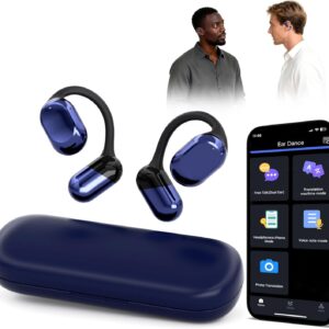 AI Translator Earbuds Wireless Bluetooth – 164 Languages Translation and No Subscription Required Translation Headphones, Audio and Video Calls Real Time Interprete for Business, Travel, Learning