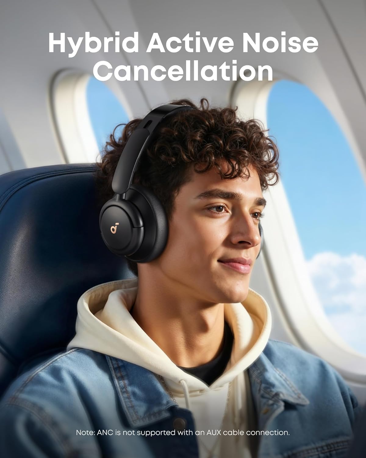 Soundcore Q30 by Anker, Hybrid Active Noise Cancelling Headphones, Multiple Modes, Hi-Res Audio, Custom EQ via App, 50H Playtime, Comfortable Fit, Bluetooth, Multipoint Connection - Image 3