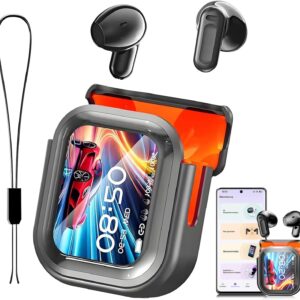 NE20 Translation Earbuds Real Time – AI 135 Language Translator Earbuds with LCD Touch Screen Audifonos Traductores Inglés Español Wireless Earphones Bluetooth Headphones for Travel Business Learning