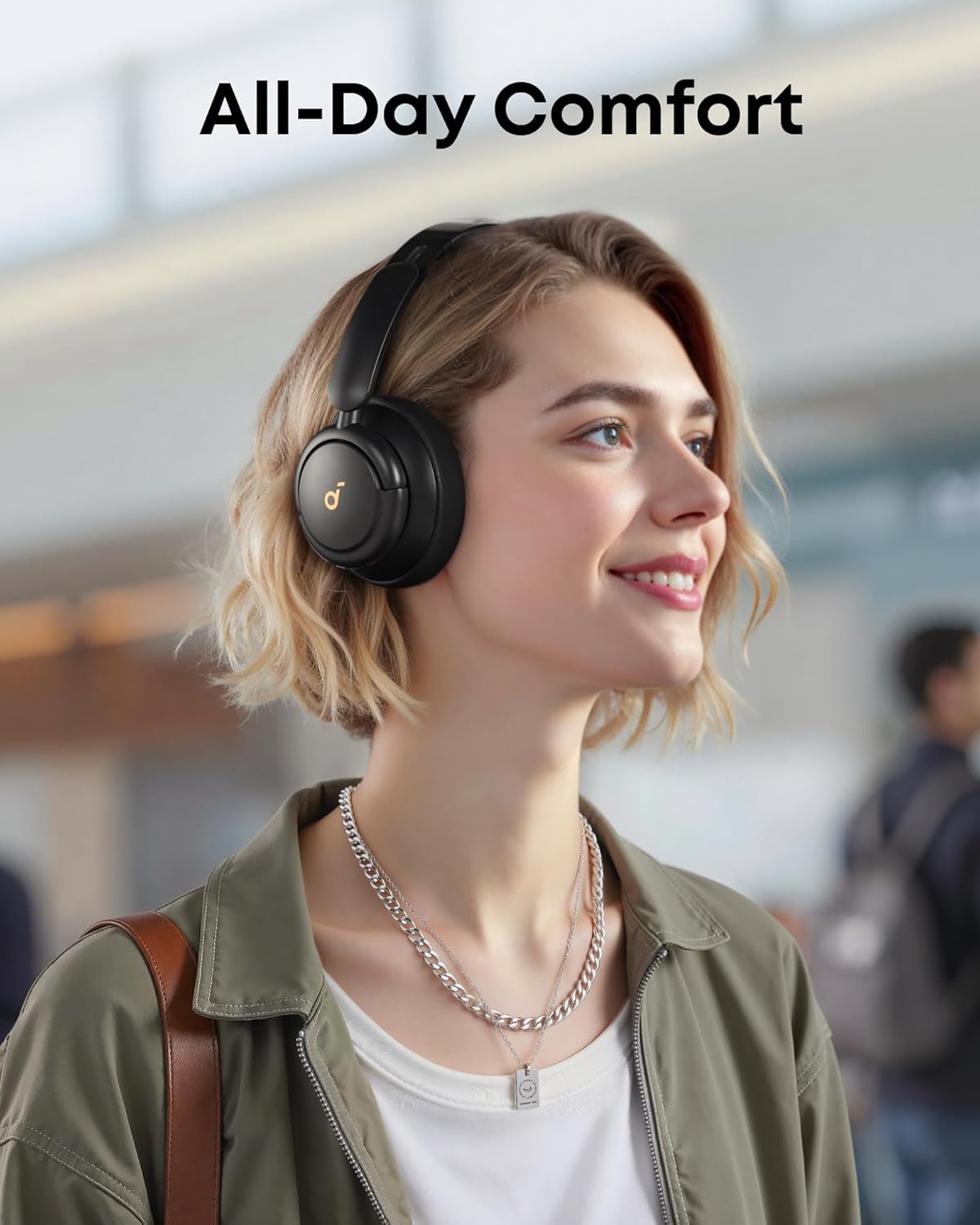 Soundcore Q30 by Anker, Hybrid Active Noise Cancelling Headphones, Multiple Modes, Hi-Res Audio, Custom EQ via App, 50H Playtime, Comfortable Fit, Bluetooth, Multipoint Connection - Image 5