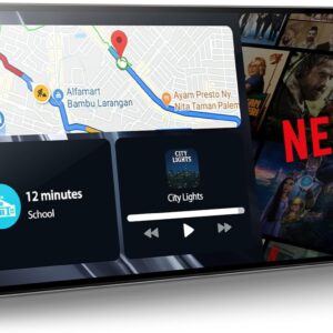 Volam 11” Wireless Carplay Screen for Car Built-in Net-Flix YouTube Apps, Portable Touchscreen Car Stereo with Android Auto, Backup Camera, OTA Updates, Bluetooth, Voice Control, GPS Navigation,FM