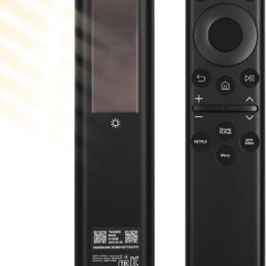 New BN59-01385A Solar Voice Remote Replacement for Samsung TV Remote with 4 Shortcut Buttons, Compatible with Samsung Smart TVs 2018~2025 4k 8K Ultra HD Neo QLED, The Frame and Crystal UHD Series
