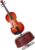 OUNONA Mini Violin Music Box Rotating Mechanism Handcrafted Decor Accessory for Home Musical Instrument Model for Music Lovers