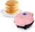 DASH Mini Maker Electric Round Griddle for Individual Pancakes, Cookies, Eggs & other on the go Breakfast, Lunch & Snacks with Indicator Light + Included Recipe Book – Pink