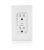 Leviton Smart GFCI, 15 Amp, Self Test, Tamper-Resistant with LED Indicator Light, Send Notifications Directly to Your Smartphone, D2GF1-KW, White