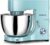 COOKLEE Stand Mixer, 9.5 Qt. 660W 10-Speed Electric Kitchen Mixer with Dishwasher-Safe Dough Hooks, Flat Beaters, Wire Whip & Pouring Shield Attachments for Most Home Cooks, Blue