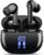 Wireless Earbuds, Bluetooth Ear Buds Headphones, 40H Long Playtime, Stereo Deep Bass, LED Power Display, IPX7, Lightweight in Ear Earphone with Mic for iPhone Android Phone