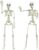 CAMIRUS 2PACK 36″ Skeleton Halloween Decorations, 3ft Life Full Size Skeleton with Realistic Posable Movable Joints for Halloween Haunted Houses, Lawn, Graveyard