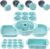 30pcs Nonstick Silicone Bakeware Set With Baking Pan, Cake Molds, Baking Sheet, Donut Pan, Muffin Pan,Cake Pan, And 24 Pack Silicone Cupcake Mold Baking Cups