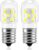 E17 LED Bulb Microwave Oven Appliance Light Bulb Super Power Saving Multiple Purpose Under Hood Over Stove Lights-3W(Equal to 40W Incandescent),380LM,6000K Daylight White-2 Packs