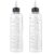 BESARME 2 Pack Applicator Bottle for Hair, 8.5 Ounce Hair Oil Applicator Plastic Squeeze Bottle Root Hair Dye Bottle Twist-On Top Tip Cap with Clear Graduated Scale
