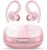 Wireless Earbuds Bluetooth 5.3 Headphones Sports, 48Hrs Playtime Bluetooth Earbuds with CVC 8.0 Mic, 2025 Stereo Bass Over Ear Bud with Earhooks, LED Display, IP7 Waterproof Earphon for Running Rose