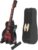Guitar Model Mini Exquisite Musical Instrument Decorative Handicraft Ornament Mini Musical Instrument Ornaments Gifts Musical Instrument Gift Desktop Simulation for Home Office Decoration