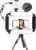 GVM Gimbal Stabilizer Phone Video Light Kit for Smartphone, Content Creator Kit, 5600K LED Equipment with Microphone &Tripod for Recording, Vlogging, Live Streaming, YouTube, TikTok