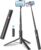 TONEOF 67″ Cell Phone Selfie Stick Tripod,Smartphone Stand All-in-1 with Integrated Wireless Remote,Portable,Lightweight,Extendable for iPhone/Android(Black)