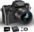 8K Digital Camera for Photography, WiFi Touchscreen Vlogging Cameras for YouTube with Autofocus,16X Digital Zoom Video Camera with 3000mAh Battery, Dual-Lens, Lens Hood, 32GB TF Card,Black