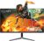 24 Inch 240Hz Gaming Monitor, 1080p FHD, Fast VA Panel, 1ms Adaptive Sync, Ultra Slim Frame, 16.7M Colors, sRGB 100%, HDMI 2.1 & DP 1.4, VESA, Eye Care, for PS5, Xbox, Gaming Computer Monitor