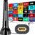 TV Antenna for Smart TV Indoor, Long Range Digital HDTV Antenna for Local Channels in 4K 1080p – 360° Reception with Strong Magnetic Base, Easy Setup for Free Over-The-Air Channels, No Cable