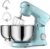 Facelle Tilt-Head Stand Mixer, 5QT+6QT Stainless Steel Two Bowls, 10 Speeds Kitchen Electric Food Mixer with Egg Whisk, Dough Hook, Beater, Dishwasher-Safe Attachment, Ideal Gift for Mom