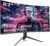 KTC 27 inch Gaming Monitor, 1440P Curved Monitor, 180Hz, 144Hz, 2K, 1500R, 1ms, FreeSync/G-Sync Compatible, DisplayPort/HDMI/USB, Ultrawide PC Vesa/Wall Mount Computer Monitor, H27S17