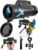 12×50 High-Power Monocular Telescope with Smartphone Tripod, Portable Bag – Ideal for Bird Watching, Hunting, Hiking, Camping – Large Vision with BAK4 Prism and FMC Lens Technology