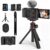 ORDRO 5K Digital Cameras for Photography – 64MP 12X Optical Zoom Travel Content Creator Camera & YouTube Vlogging Camera with Flip Screen, Microphone & Tripod Grip, 64GB Memory Card
