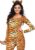 Leg Avenue Women’s 2 Piece Wild Tigress Catsuit Costume