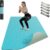 HAPBEAR Large Yoga Mat – 72″x36″x6mm (1/4 inch), Extra Wide Non-Slip Exercise Mat for Home Workout, Yoga, Pilates & Stretching, Durable & Eco-Friendly, Includes Bonus Resistance Bands & Carry Bag