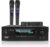 Pyle 1000W 5.2 Channel Home Theater Receiver – Bluetooth 5.0 – Amp w/ 2 UHF Wireless Mics – 4K UHD/3D/Blu-ray Pass-Through – MP3/USB/HDMI/AM/FM Radio – DSP EQ – Mic Echo & Volume Controls – PT888BTWM